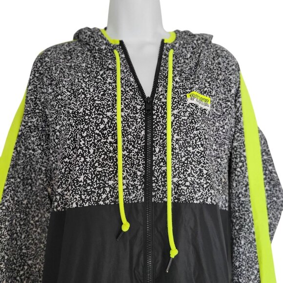 Victoria's Secret PINK Lined Anorak Speckled Hoodie Windbreaker Jacket- XS-S - Picture 5 of 10